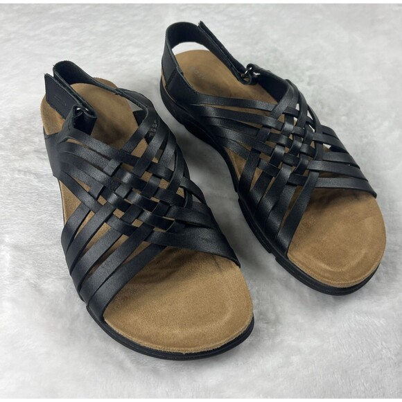 Easy Spirit Shoes - Easy Spirit Semar Sandal Leather Upper Comfort Black Size 6-1/2 NEW (no box)